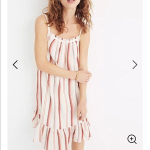 Madewell Striped Trapeze Tank Dress
